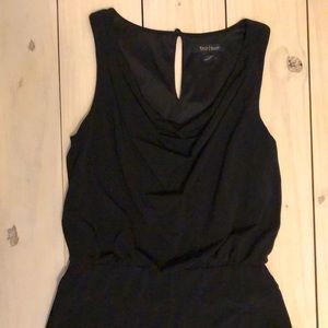 White House Black Market Classy Black Romper